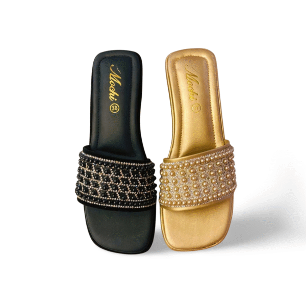 Luxelift Wedges: Pearl/crystal embellished, cloud-comfort women's shoes - Image 2